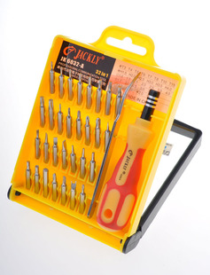 原装JACKLY 杰克利 JK-6032A 电脑手机维修 32合1 磁性套装螺丝刀