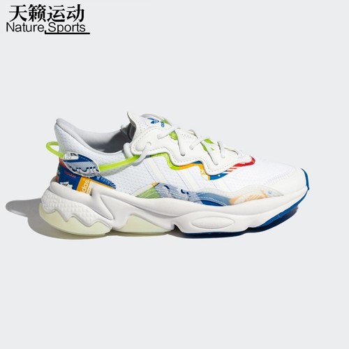 阿迪达斯透气运动休闲鞋