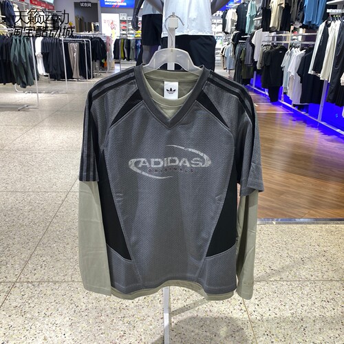 Adidas阿迪达斯三叶草男圆领T恤