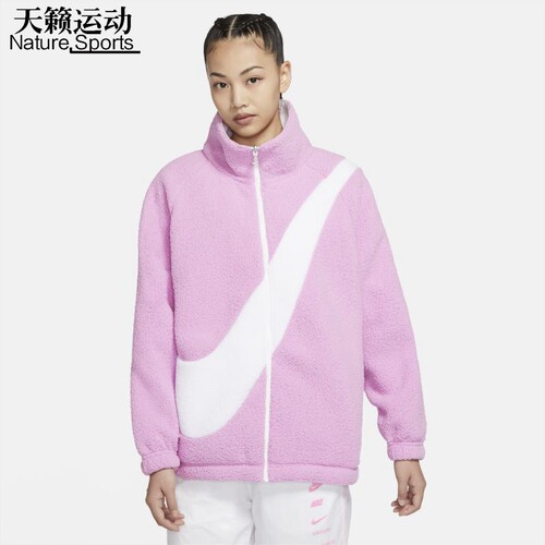 运动休闲羊羔绒两面穿保暖外套