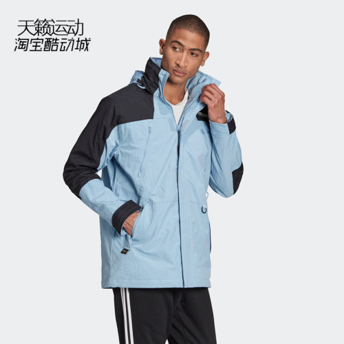 三叶草男装运动保暖鸭绒羽绒服