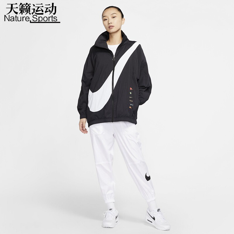 耐克梭织立领长裤夹克外套