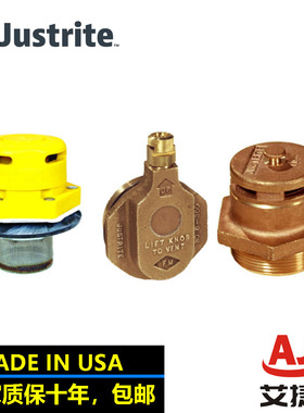 Justrite08005/08300油桶排气阀08006压力释放阀门排压阀08101