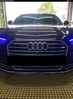 LXGD奥迪A6L黄金眼C7柠檬黄日行灯改装七彩LED恶魔眼红色紫色蓝色