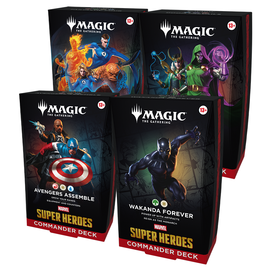 万智牌 漫威英雄 指挥官预组 MARVEL SUPER HEROES  MSH MSC