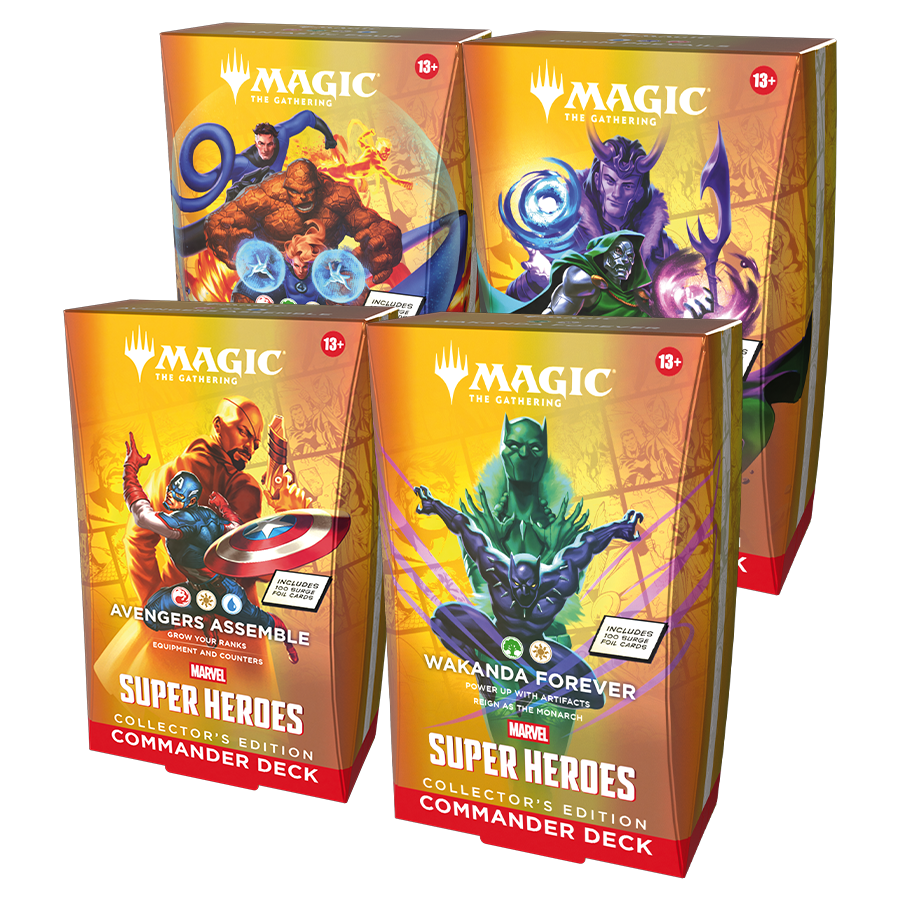 万智牌 漫威英雄 聚珍指挥官预组 MARVEL SUPER HEROES  MSH MSC