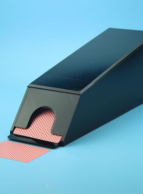 8副全黑色 德州扑克牌专用发牌器 高档发牌盒 带盖发牌机 百家乐