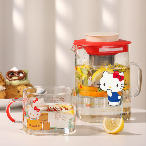 HelloKitty玻璃冷水壶耐高温玻璃