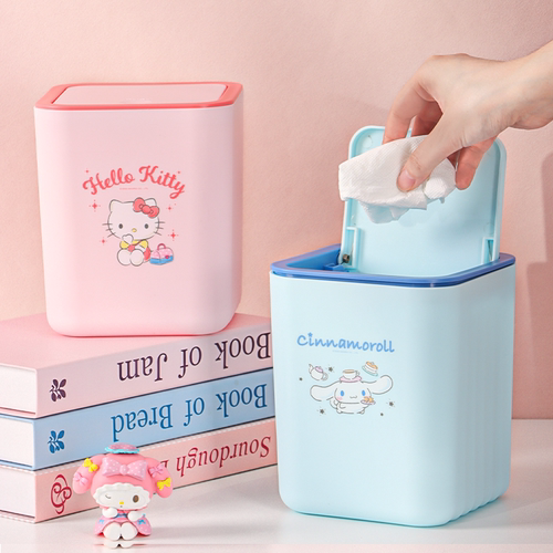 三丽鸥HelloKitty桌面垃圾桶