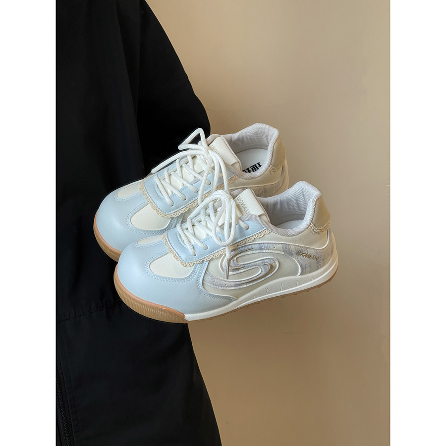 环球厚底德训鞋女2026春季新款百搭小众轻便休闲运动鞋学生板鞋,女鞋,休闲板鞋,淘宝优惠券,粉丝福利购,淘宝优惠卷