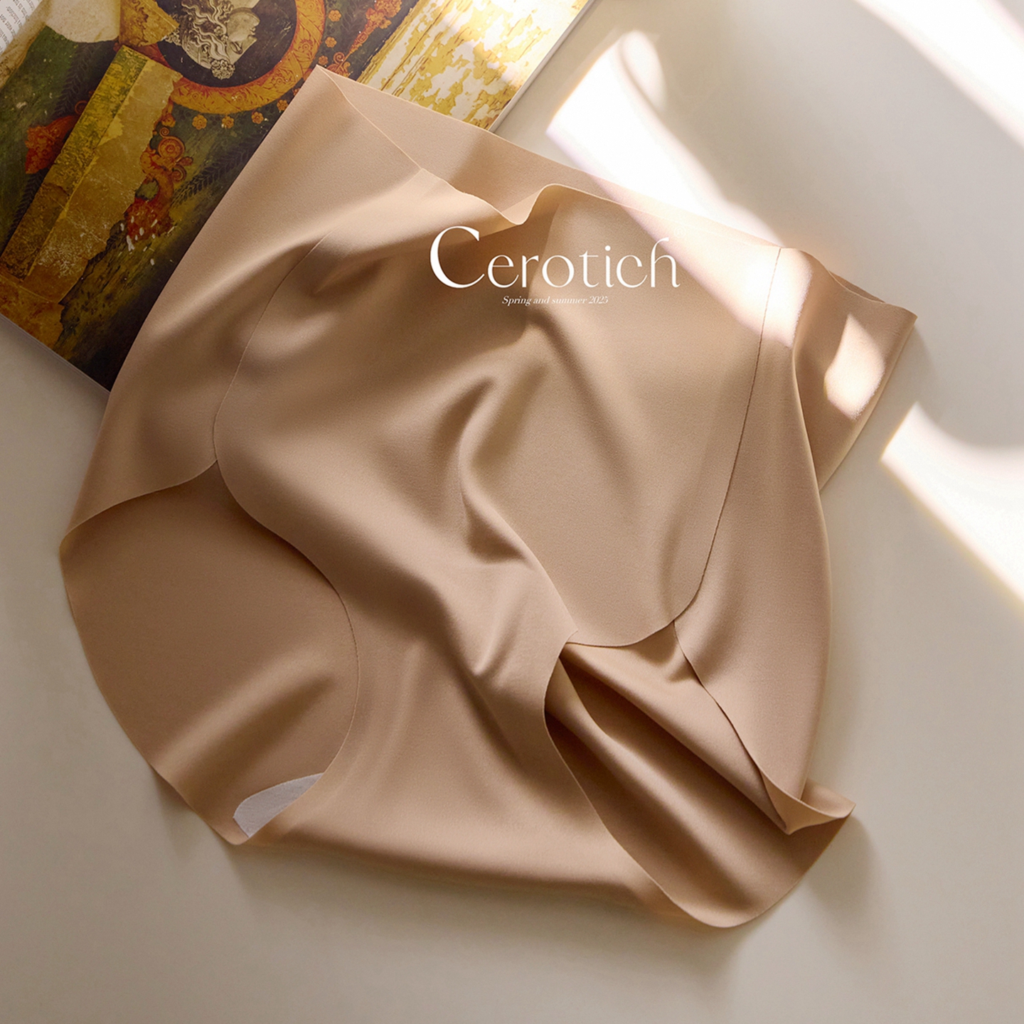 桃子妈!Cerotich 10A桑蚕丝粉底液隐形内裤女士无痕裸感加长底档