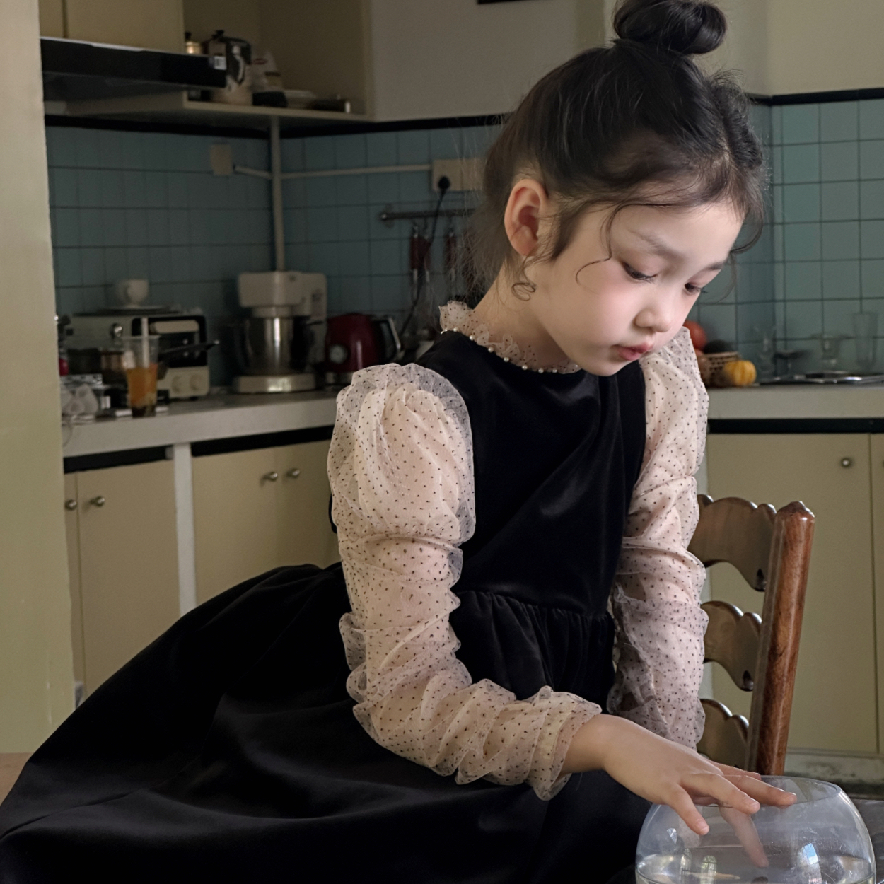 24秋冬法式复古连衣裙赫本风