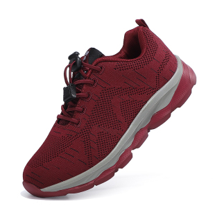 清仓便宜女鞋 断码 透气健步鞋 耐磨轻跑鞋 2026春季 飞织鞋 轻便妈妈鞋