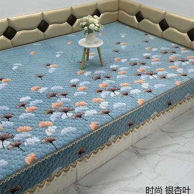 冬季毛绒防滑榻榻米床盖