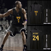 科比篮球服套装 男定制DIY球衣 比赛队服透气欧文球衣背心运动团购
