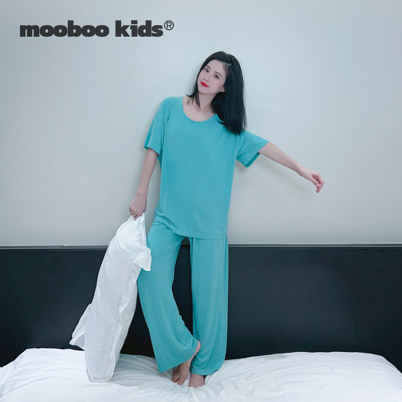 MOBAO 아동복_봄 여름 친자 가정복 - 5A 항균 속건 부드럽고 밀랍이며 시원한 가정복 속옷 세트