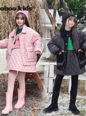 MoobooKids_本期怒推两色衔棉套装(棉裤+棉裙+夹克)8岁小学生秋冬
