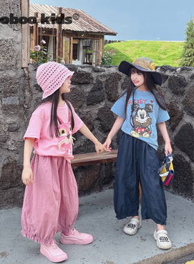 墨宝童装 MoobooKids_三色户外轻量速干防蚊立体花苞下摆裤子