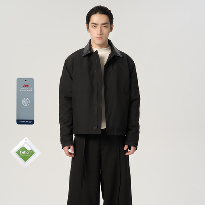 三防翻领猎装夹克新雪丽棉服