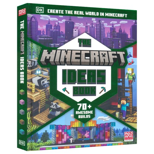 The Minecraft Ideas Book Create the Real World in Minecraft 我的世界创意书 在我的世界中创造真实世界 游戏周边书 英文原版