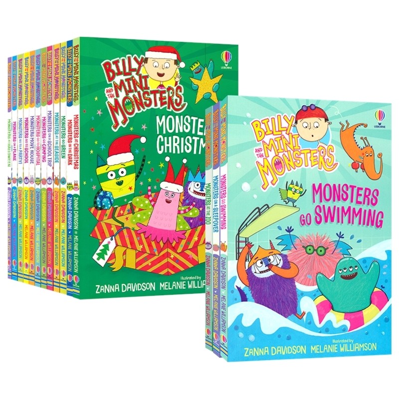 Billy And The Mini Monsters 比利和小怪兽 友谊故事 初级章节桥梁书 6-9岁 冒险 英语课外读物 英文原版进口儿童图书,书籍/杂志/报纸,儿童读物原版书,淘宝优惠券,粉丝福利购,淘宝优惠卷