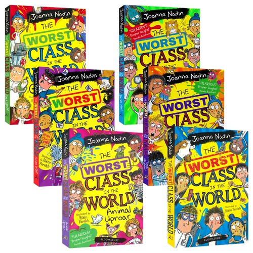 The Worst Class In The World 1-6 全世界糟糕的班级 爆笑校园故事 桥梁书 章节小说 小学英语课外读物 英文原版进口儿童图书