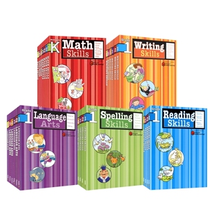 【自营】哈考特家庭辅导小学1-6年级练习册 Harcourt Family Learning Spelling Reading Writing Math 拼写阅读写作数学 英文原版