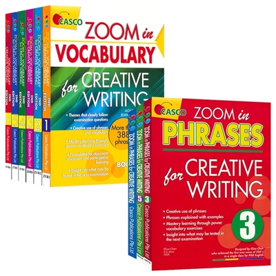 Casco Zoom In Vocabulary Phrases For Creative Writing 新加坡小学英语创意写作 词汇 短语 1-6年级 精选范文写作技巧 英文原版