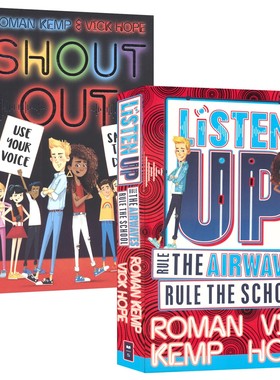 Listen Up Shout Out 听好了 大声喊出 幽默搞笑 校园冒险故事章节书 儿童侦探推理小说 青少年英语课外读物 英文原版进口图书