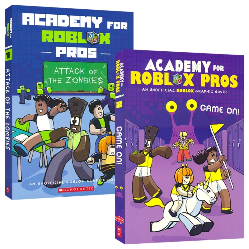 Academy for Roblox Pros Roblox 职业玩家学院1-2 桥梁漫画 儿童图画小说 英语课外读物 英文原版进口儿童图书