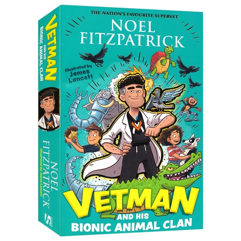 Vetman and his Bionic Animal Clan 奇幻冒险故事 英语章节小说 Vetman和他的仿生动物部落 英文原版进口儿童图书,书籍/杂志/报纸,儿童读物原版书,淘宝优惠券,粉丝福利购,淘宝优惠卷