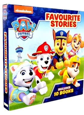 Paw Patrol Boxset 10 titles 狗狗巡逻队10册盒装 图画故事书 绘本 汪汪队立大功 英文原版进口儿童图书