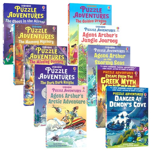 Usborne Puzzle Adventures 尤斯伯恩 解谜冒险系列 益智活动 全彩桥梁读物 思维训练 英文原版进口儿童图书