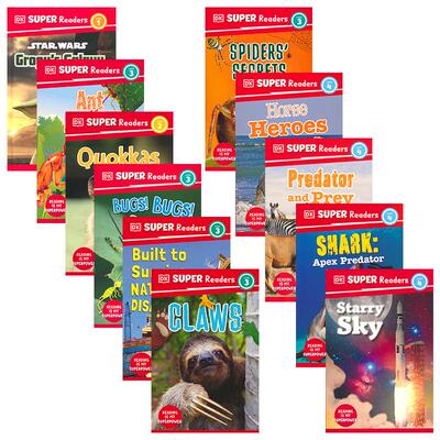 DK Super Readers Level 123 超级读者系列 分级阅读 动物自然世界天文学百科科普读物 英文原版进口儿童图书