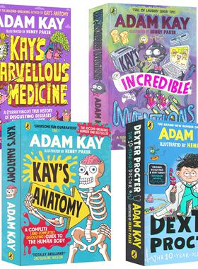 Adam Kay 凯叔爆笑医学 凯的解剖学 10岁儿科医生 Dexter Procter Kay's Anatomy Incredible Inventions 儿童科普读物 英文原版