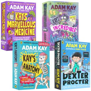 解剖学 Procter Kay 凯 儿童科普读物 Adam Inventions 10岁儿科医生 凯叔爆笑医学 Anatomy Dexter 英文原版 Incredible