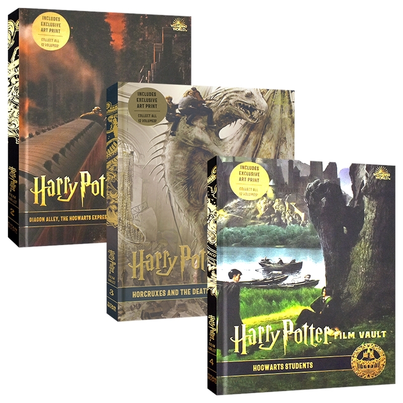 Harry Potter The Film Vault Volume 2-4 哈利波特电影回顾设定集 哈利波特电影宝库 电影资料馆 英文原版进口图书