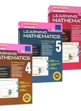 新加坡数学 SAP Learning Mathematics 小学4-6年级 数学建模思维练习册 CPA教学法 基础巩固提升 学习系列 英文原版进口教辅