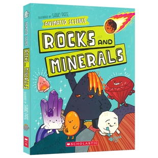 Animated Science Rocks and Minerals 动画科学 岩石和矿物 漫画科普 百科读物 英文原版进口儿童图书