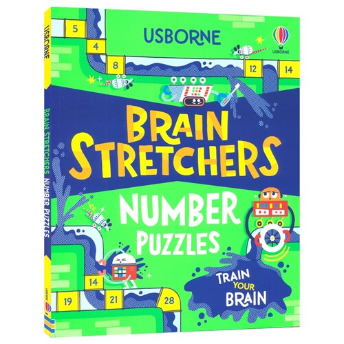 Usborne Brain Stretchers Number Puzzles 脑力挑战 数字谜题 脑力训练 儿童思维训练 脑力开窍 英文原版进口图书