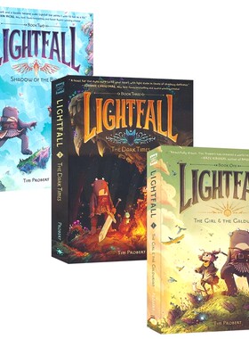 Lightfall 光陨123 全彩漫画小说 奇幻冒险故事 青少年英语课外读物 英文原版进口儿童图书