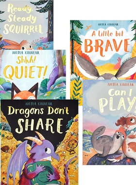 Nicola Kinnear Collection 奇幻森林 情商启蒙故事绘本友谊 勇气 分享 大开本绘本  3-6岁亲子绘本 英文原版进口图书