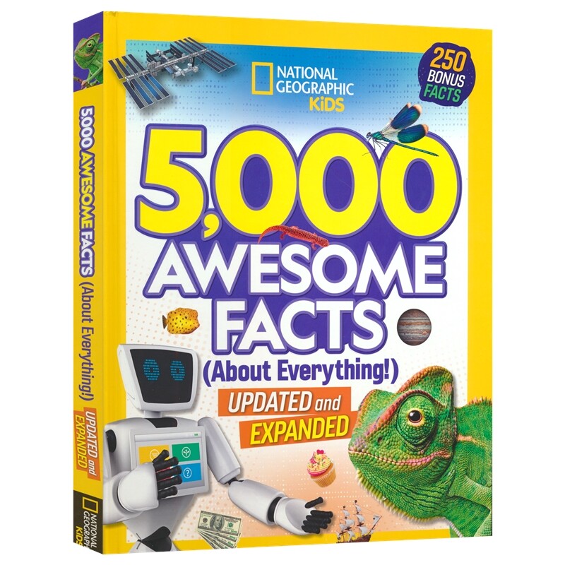 5,000 Awesome Facts (About Everything!) 5000个关于一切的事实 儿童百科科普读物 动物历史科学 奇闻趣事 英文原版进口儿童图书