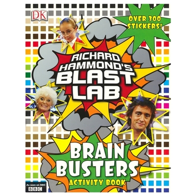 Richard Hammond's Blast Lab Brain Busters 理查德·哈蒙德的爆裂实验室 益智活动 锻炼大脑 300+贴纸 英文原版进口儿童图书