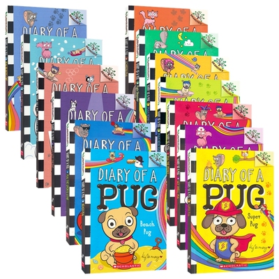 Diary of A Pug 哈巴狗日记12册 学乐大树系列Branches英语全彩桥梁书 Pug Blasts off Pug's Got Talent 英文原版进口儿童图书