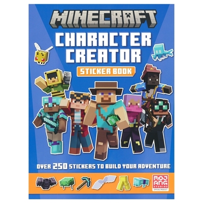 Minecraft Character Creator Sticker Book 我的世界角色创造者贴纸书 益智活动 游戏周边 官方出品 英文原版进口图书