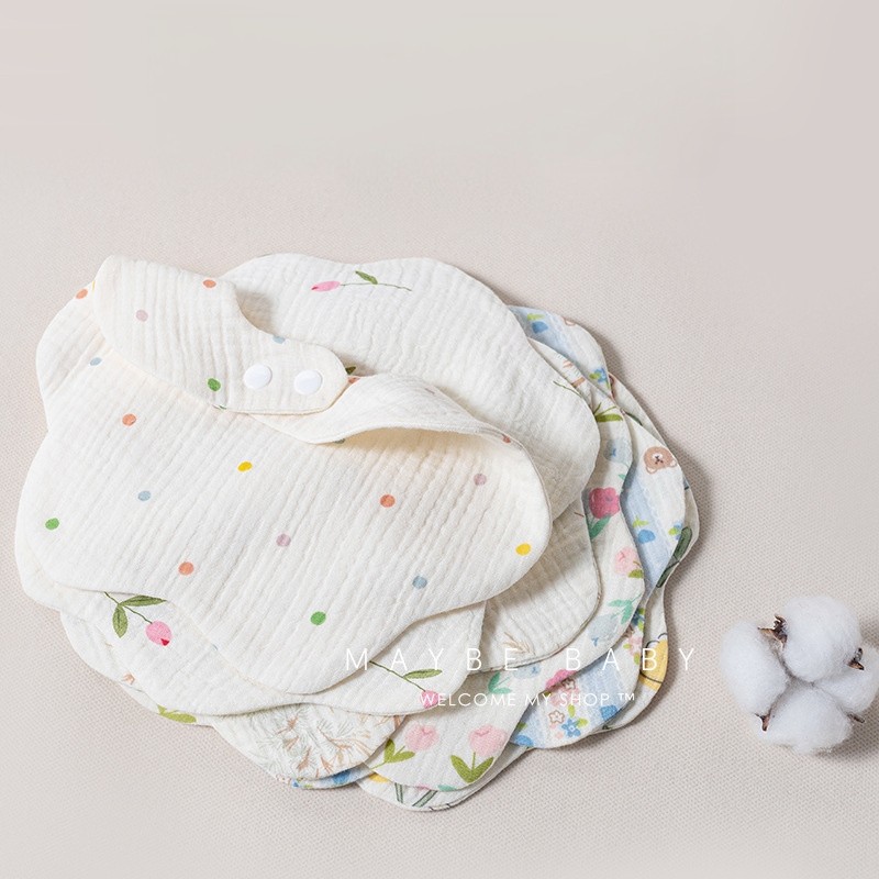 韩国ins婴儿花瓣口水巾双面用新生儿口水巾宝宝辅食围嘴吸水口水,婴童用品,口水巾,淘宝优惠券,粉丝福利购,淘宝优惠卷