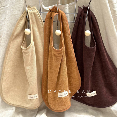 韩国ins儿童洗漱巾洗脸围嘴刷牙防水围兜毛巾纯棉柔软宝宝漱口巾