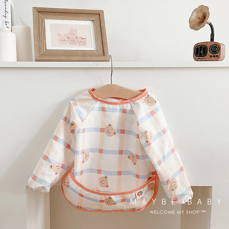 宝宝吃饭围兜围嘴婴幼儿透气罩衣