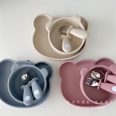 宝宝餐盘婴儿硅胶辅食碗